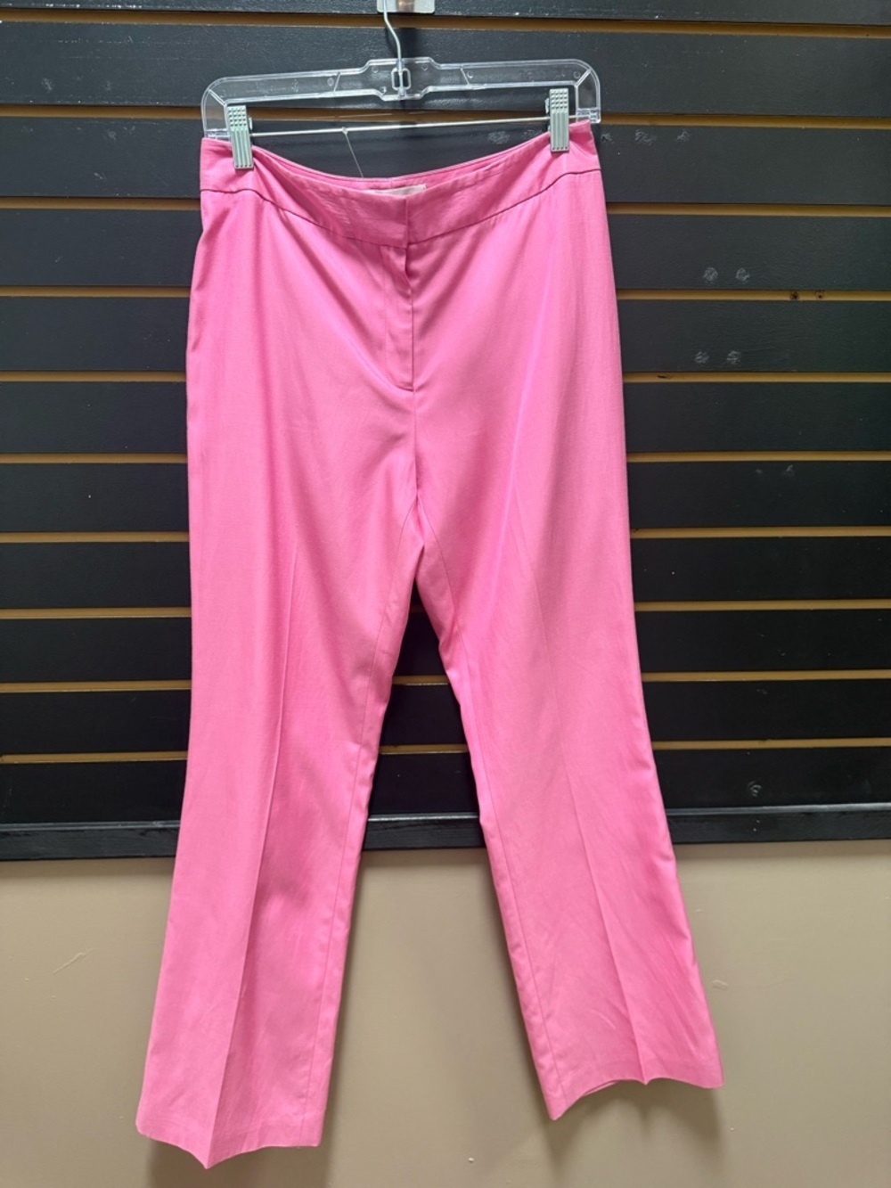 NWT Petite Sophisticate Pink Silk Blend Pants Petite 8 Straight Leg